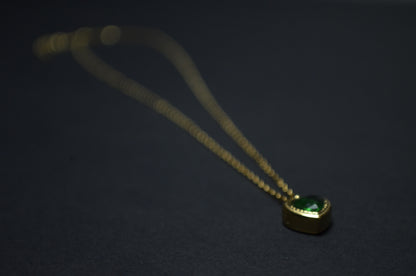 Green Heart Necklace