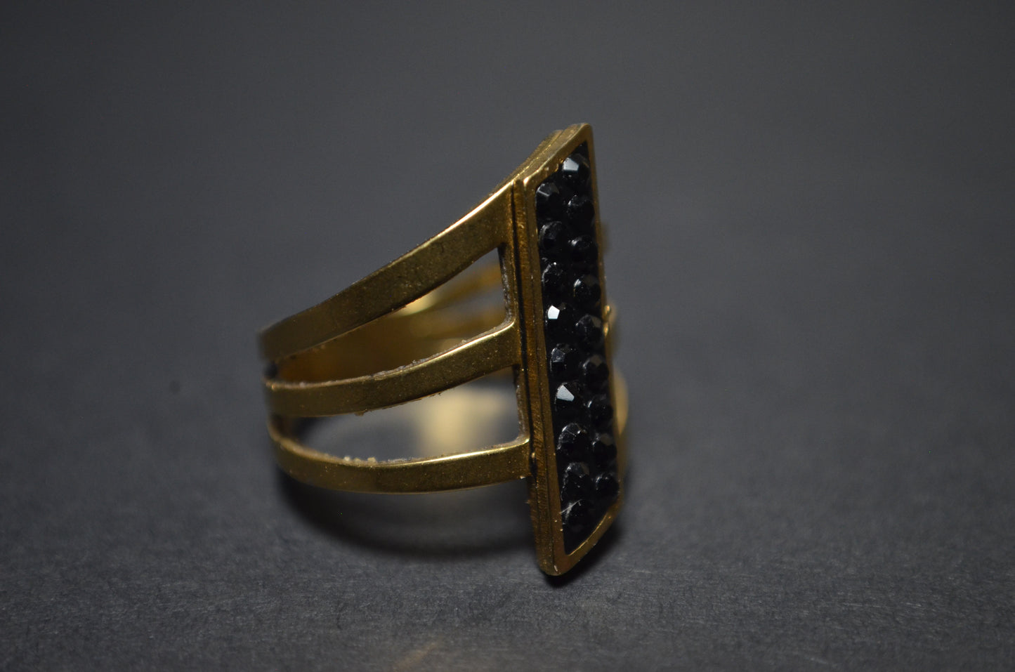 Black Stone Ring