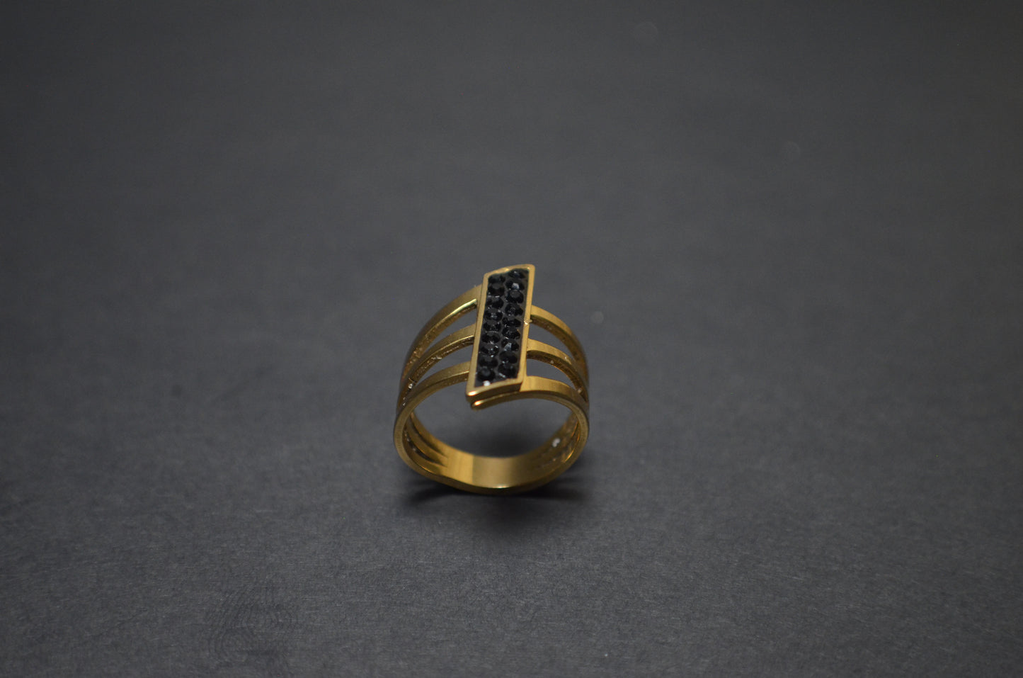 Black Stone Ring