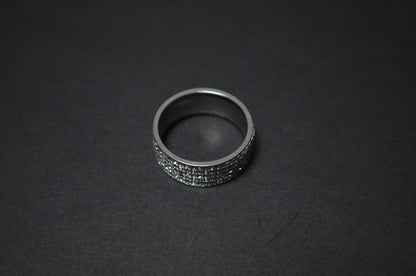 Wide Glitter Ring