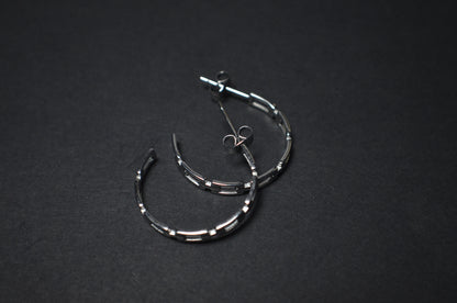 Thin Chain Hoop Earing