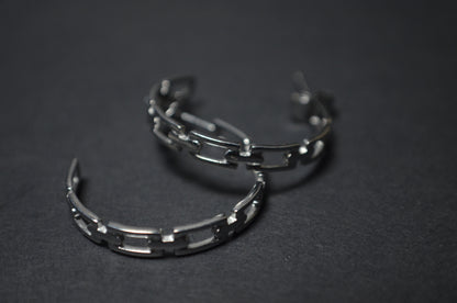 Thin Chain Hoop Earing