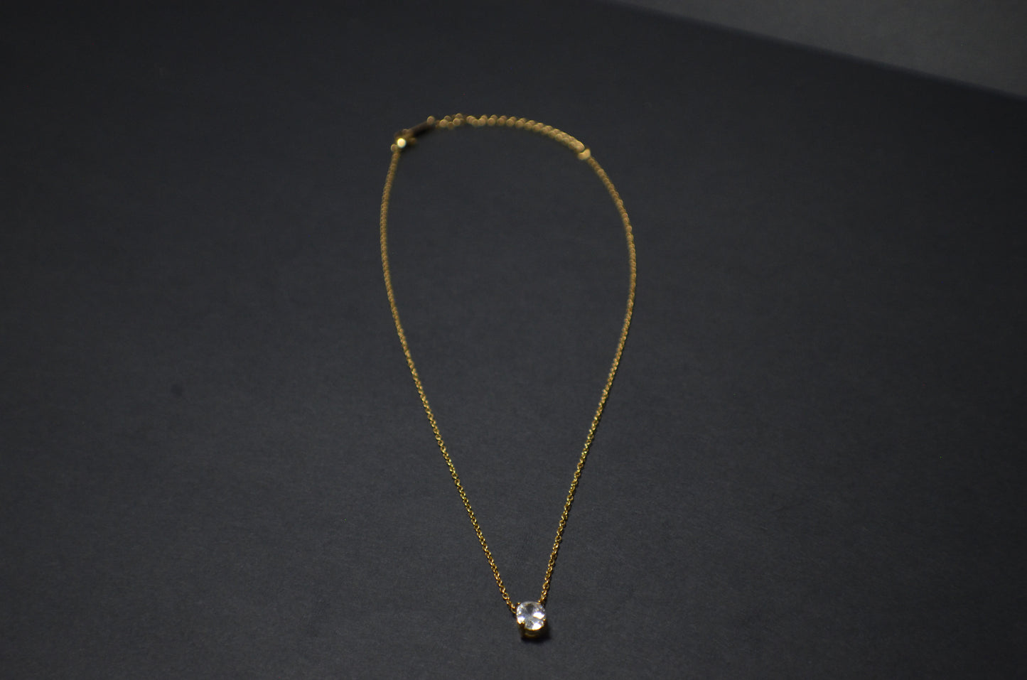 Oval CZ Necklace