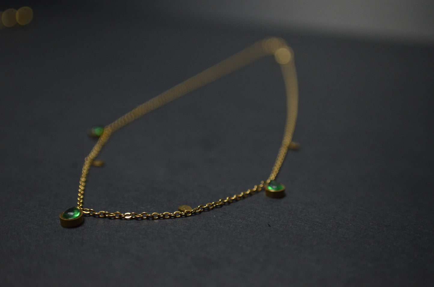 Green Drop Necklace