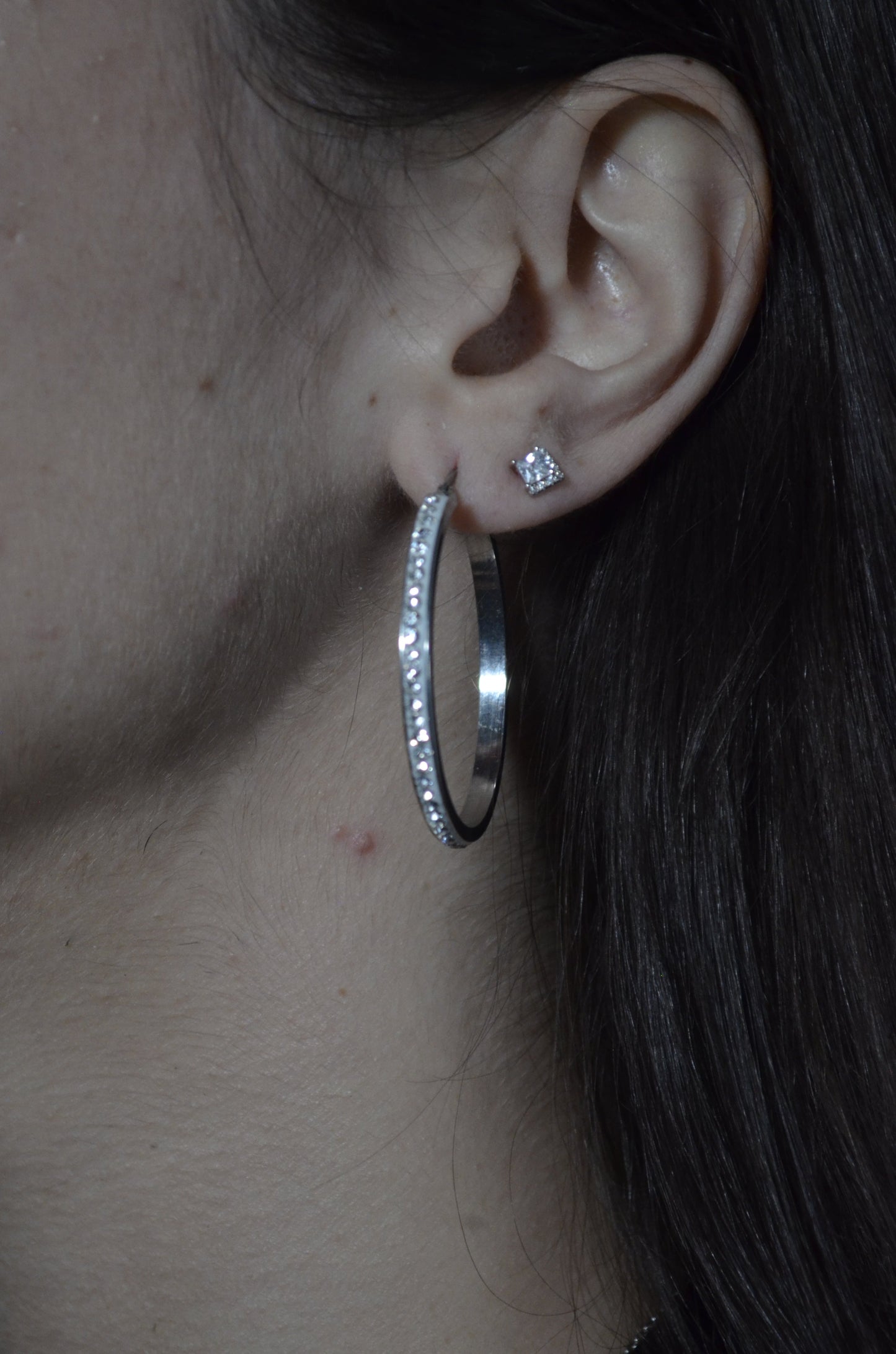 Sparkle Hoop Earrings